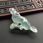翡翠猎豹,融合自然之美与吉祥寓意的艺术杰作